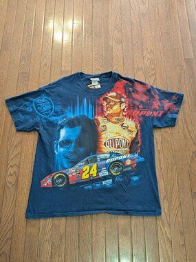 Chase Authentics Jeff Gordon NASCAR All Over Print Double Sided T-Shirt - Size